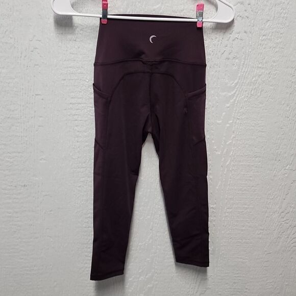 COPY - Zyia Plum Pocket Light n Tight Hi-rise Capri 20" - Picture 3 of 3